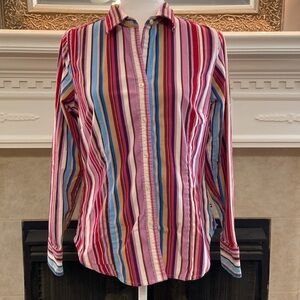 IZOD Vintage Corduroy Striped Button Down